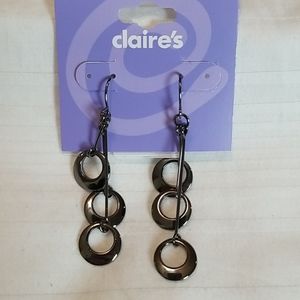 New Claires Circle Dangle Earrings